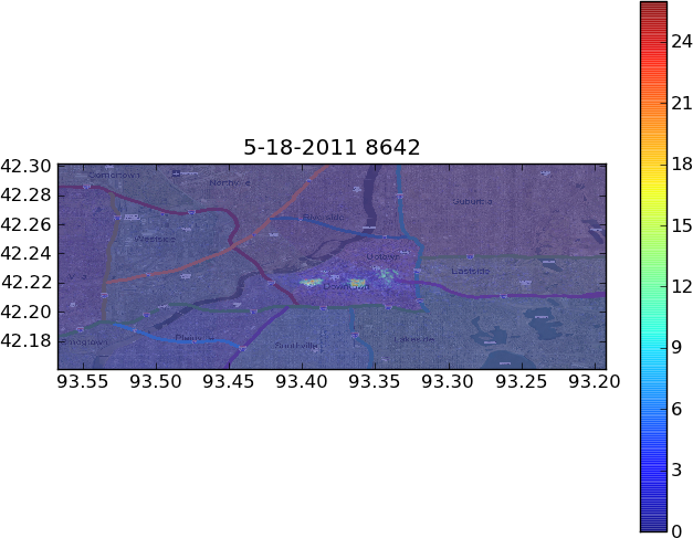 log of sick tweets