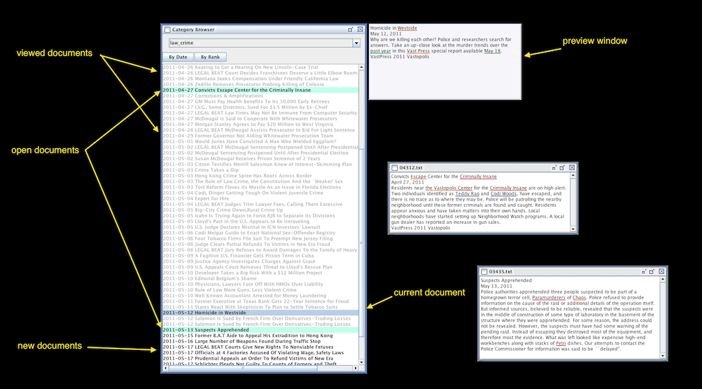browsing with the category browser